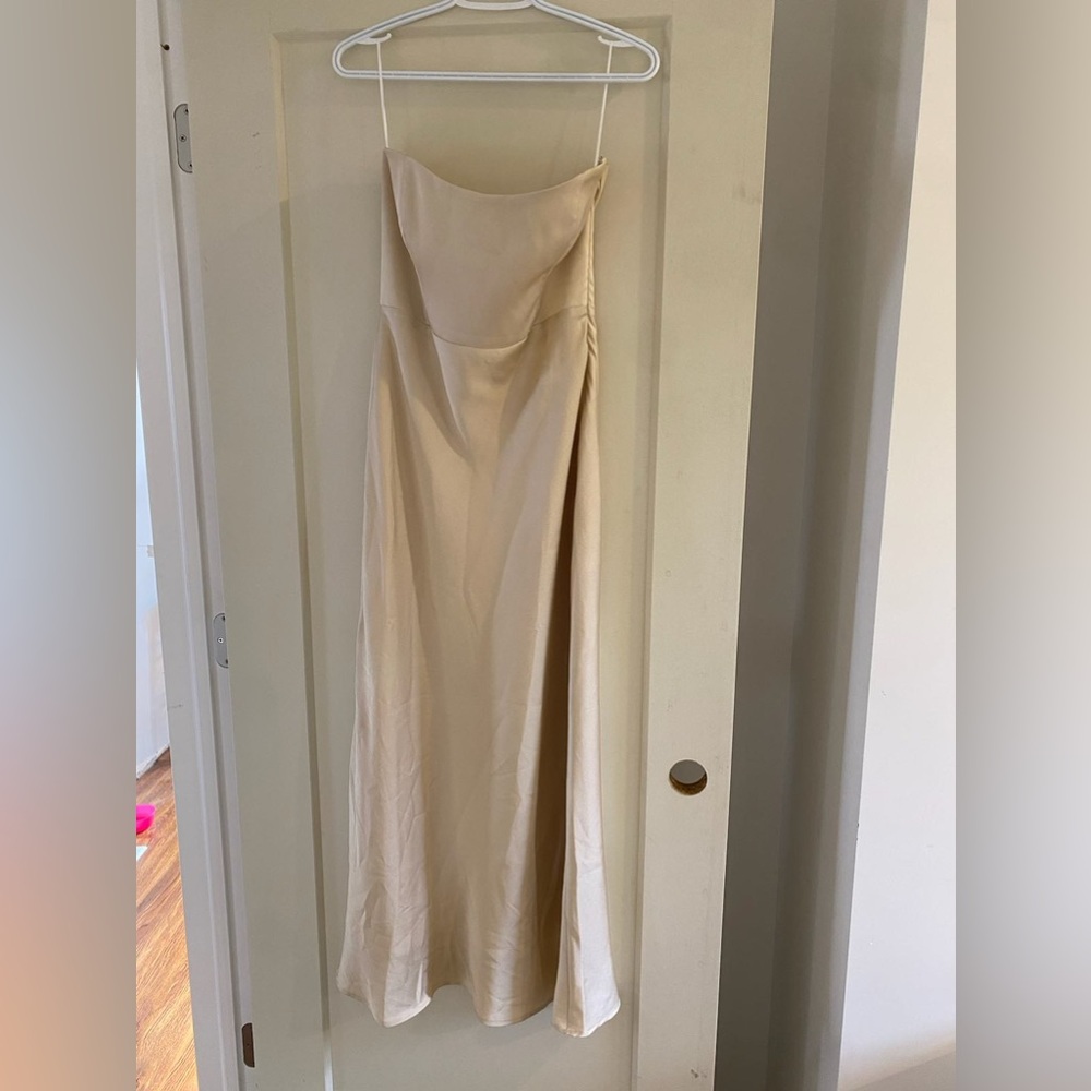 Park & Fifth strapless dress in Champagne - Picture 3 of 7